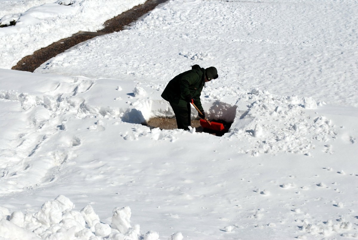 snow shoveling