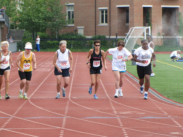 Senior athletes compete at the Ohio Senior Olympics